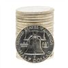 Image 2 : Roll of (20) 1960 Brilliant Uncirculated Franklin Half Dollar Coins