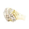 Image 2 : 14KT Yellow Gold Ladies 1.50ctw Diamond Ring