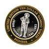 Image 1 : .999 Silver Pioneer Hotel & Gambling Hall $10 Casino Limited Edition Gaming Toke