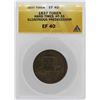 Image 1 : 1837 Hard Times Turtle & Donkey Token ANACS XF40