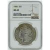 Image 1 : 1900 $1 Morgan Silver Dollar Coin NGC MS65