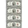 Image 1 : Lot of (4) 1963 $2 Legal Tender Notes