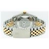 Image 2 : Rolex Mens Two Tone 14KT Yellow Gold Emerald and Diamond Datejust Wristwatch
