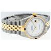 Image 2 : Rolex Men's Two Tone MOP Roman Sapphire and Diamond Datejust Wristwatch