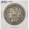 Image 1 : 1893-CC $1 Morgan Silver Dollar Coin