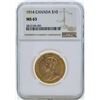 Image 1 : 1914 Canada $10 George V Gold Coin NGC MS63