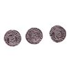 Image 2 : Lot of (3) 1540-1590 KB Hungary Ferdinand I - Madonna & Child Silver Denar Coins