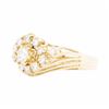 Image 2 : 14KT Yellow Gold Ladies 0.86ctw Diamond Ring