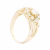 Image 4 : 14KT Yellow Gold Ladies 0.86ctw Diamond Ring