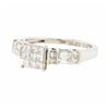 Image 2 : 14KT White Gold 1.00ctw Diamond Ring