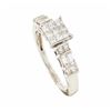 Image 4 : 14KT White Gold 1.00ctw Diamond Ring