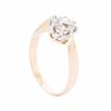 Image 3 : 14KT Rose and White Gold Ladies 0.94ct Diamond  Ring
