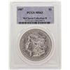 Image 1 : 1887 $1 Morgan Silver Dollar Coin PCGS MS63