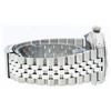 Image 2 : Mens Rolex 36mm Stainless Steel Dark Rhodium Diamond Datejust Wristwatch