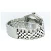 Image 3 : Mens Rolex 36mm Stainless Steel Dark Rhodium Diamond Datejust Wristwatch