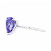 Image 2 : 14KT White Gold 2.40ct Tanzanite Ring