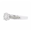 Image 2 : 14KT White Gold Lady's 0.50ctw Diamond Ring