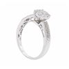 Image 3 : 14KT White Gold Lady's 0.50ctw Diamond Ring