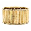Image 2 : 18KT Yellow Gold Lady's Wide Bangle Bracelet