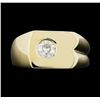 Image 1 : Men's 14KT Yellow Gold 0.60ct. Diamond Ring