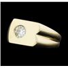 Image 2 : Men's 14KT Yellow Gold 0.60ct. Diamond Ring