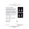 Image 3 : 14KT White Gold Ladies 2.90ctw Morganite and Diamond Earrings