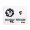Image 2 : 2016-W American Silver & Gold Eagle 30th Anniversary Proof Bimetallic Set PCGS P