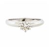 Image 1 : 14KT White Gold 0.42ct Diamond Ring
