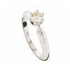 Image 4 : 14KT White Gold 0.42ct Diamond Ring