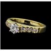 Image 2 : 14KT Yellow Gold 0.57ctw Diamond Ring