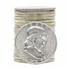 Image 1 : Roll of (20) 1958 Brilliant Uncirculated Franklin Half Dollar Coins