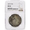 Image 1 : 1877-S $1 Seated Liberty Trade Silver Dollar Coin NGC MS66