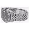 Image 7 : Rolex Mens Stainless Steel Sapphire and Diamond Datejust Wristwatch