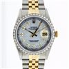 Image 1 : Rolex Mens Two Tone 14KT Yellow Gold 1.00ctw Diamond Datejust Wristwatch