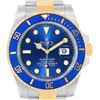 Image 1 : Rolex Submariner Steel 18K Yellow Gold Blue Dial Mens Watch