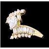 Image 2 : 14KT Yellow Gold 1.15ctw Diamond Ring