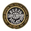 Image 2 : .999 Silver Ellis Island Casino & Brewery Las Vegas $10 Limited Edition Gaming T