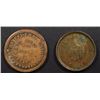 Image 1 : 2-DIFFERENT CIVIL WAR TOKENS