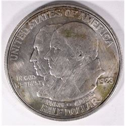 1923 MONROE COMMEM HALF DOLLAR, CH BU