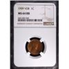 Image 1 : 1909 VDB LINCOLN CENT NGC MS64 RB