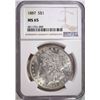Image 1 : 1887 MORGAN DOLLAR NGC MS65