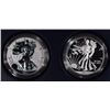 Image 1 : 2013 2-PIECE WEST POINT SILVER EAGLE SET  BOX/COA
