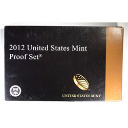 2012 U.S. MINT PROOF SET IN BOX WITH COA