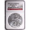 Image 1 : 2011 25th ANNIV SILVER EAGLE, NGC MS-70 U.C.