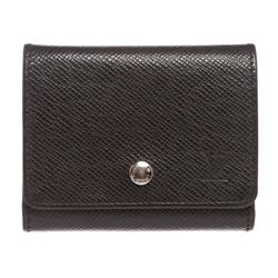 Louis Vuitton Black Taiga Leather Porto Monet Sergey Coin Wallet