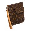 Image 2 : Louis Vuitton Monogram Canvas Leather Partition Wristlet Bag