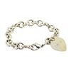 Image 1 : Tiffany and Company Heart Charm Bracelet - Sterling Silver