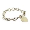 Image 2 : Tiffany and Company Heart Charm Bracelet - Sterling Silver