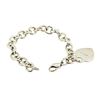 Image 3 : Tiffany and Company Heart Charm Bracelet - Sterling Silver
