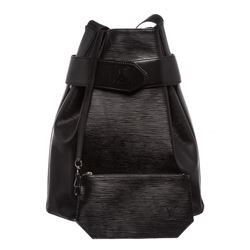 Louis Vuitton Black Epi Leather Sac D'epaule Shoulder Bag